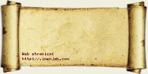 Jasika Perović vizit kartica